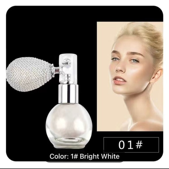 High Gloss Powder Spray for Face & Body, Pearl White - Picture 2 of 5